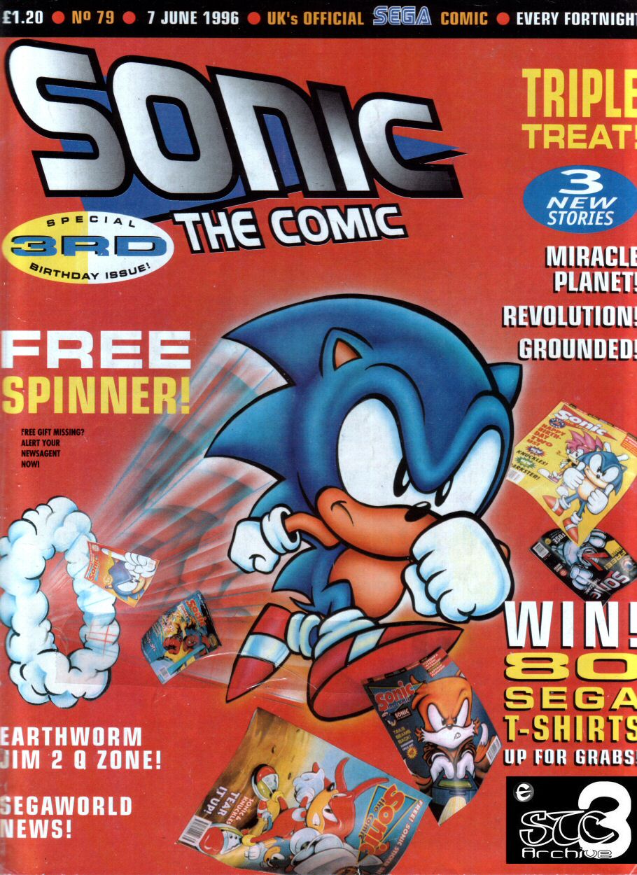 Sonic - The Comic Issue No. 079 Cover Page